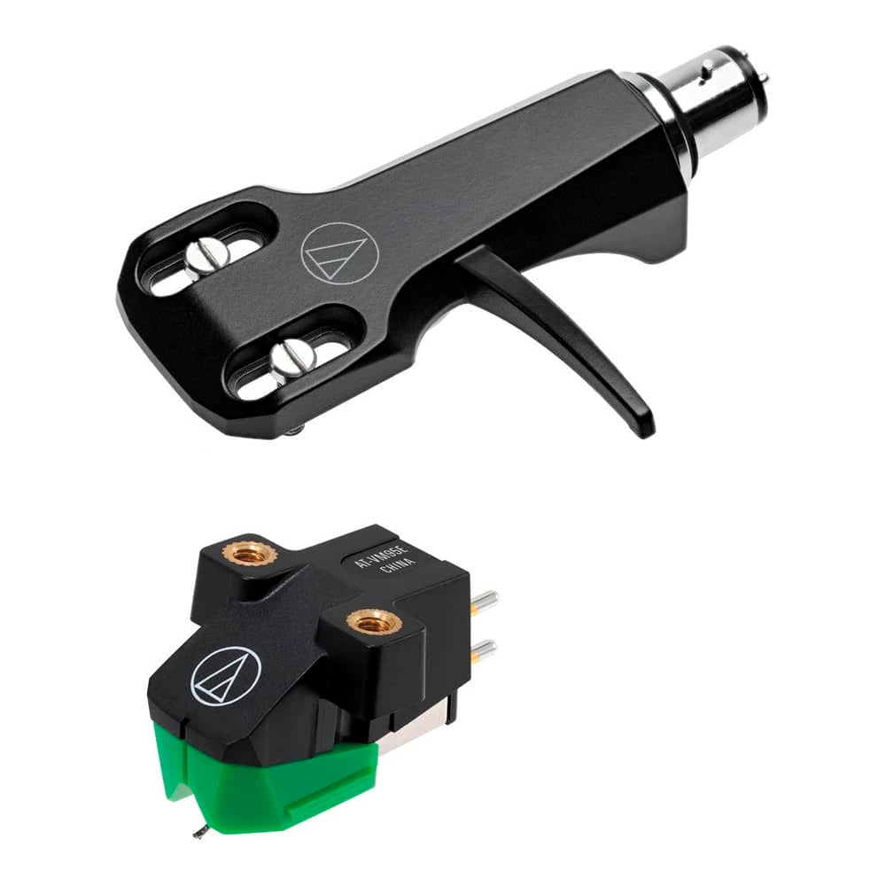 Cabezal y cartucho con aguja elíptica AT-VM95E/H vista superior