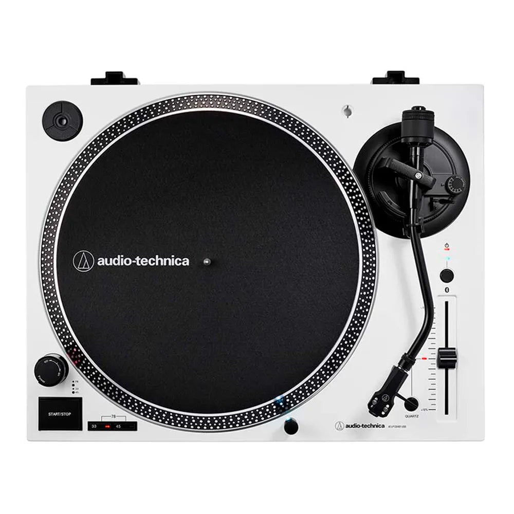 Tornamesa Manual AT-LP120XBT-USB blanca vista superior