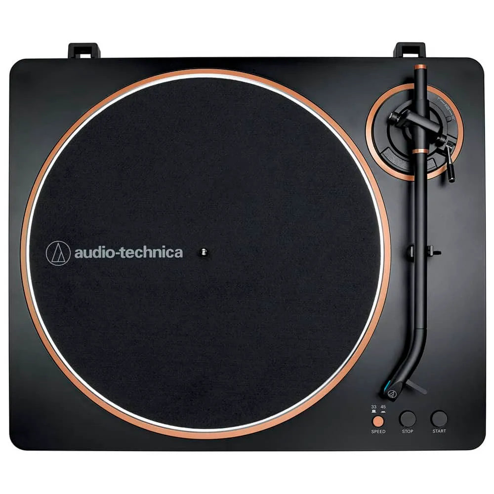 Tornamesa automática AT-LP70X-BZ de Audio-Technica vista superior