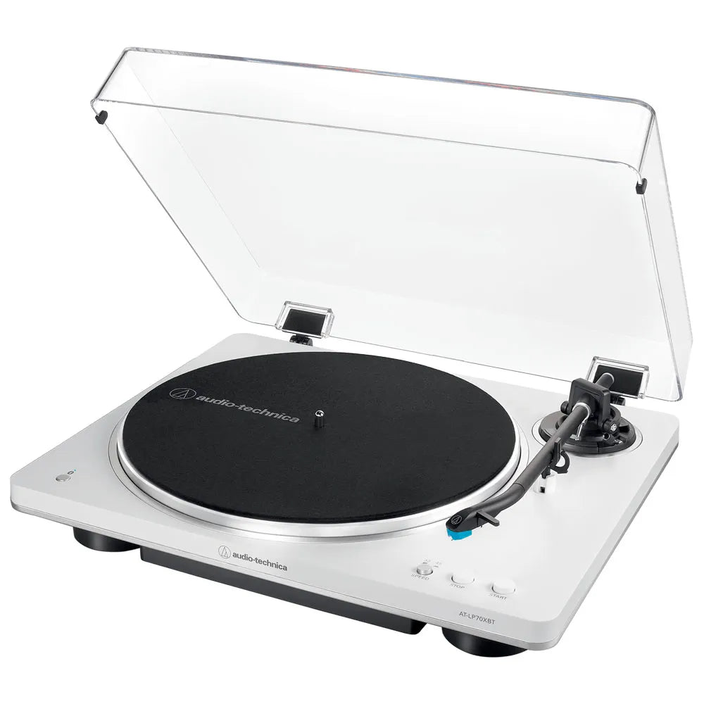AT-LP70XBT-WS Tornamesa Automática blanca vista lateral