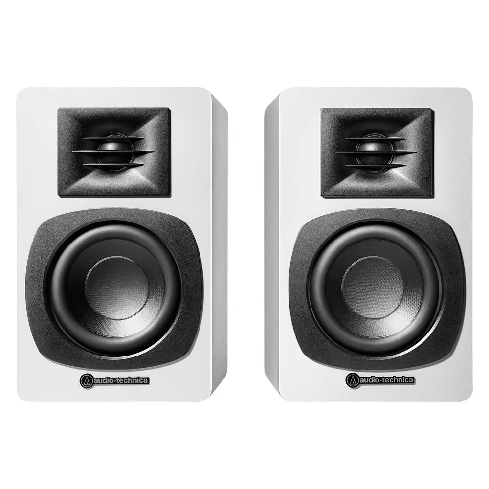 Altavoces AT-SP3X blancos vista frontal