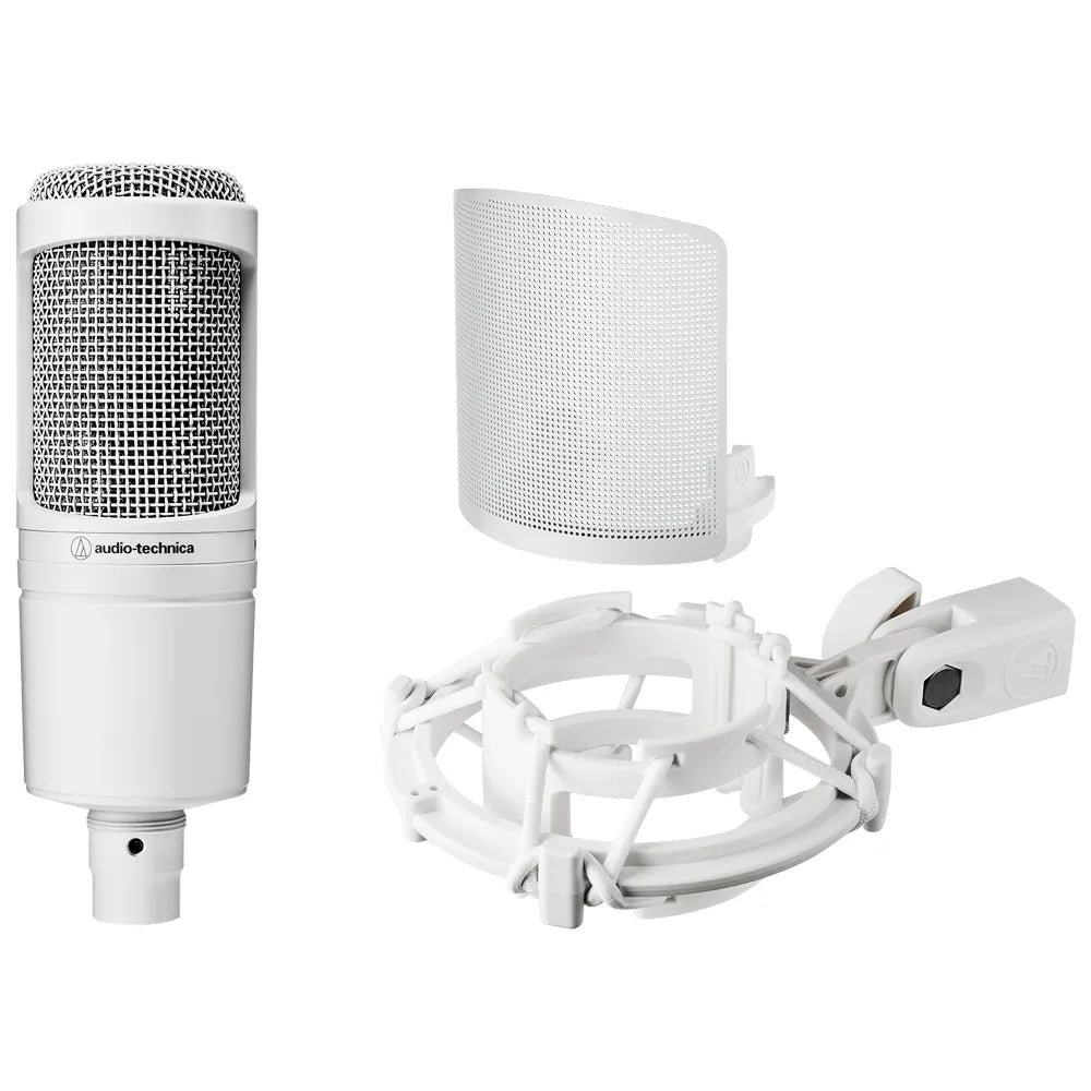 AT2020CWH Kit Micrófono de Condensador Cardioide