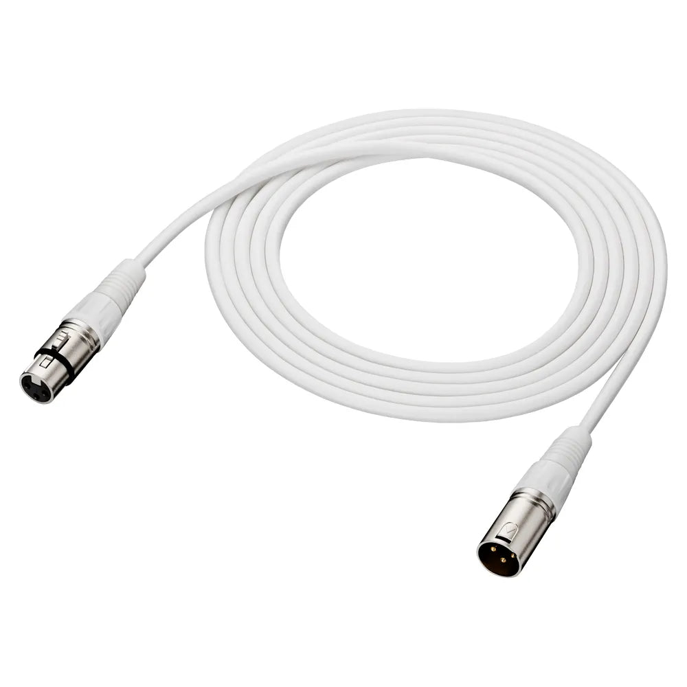 BX3/3.0WH Cable XLRF a XLRM para Micrófono 3 m