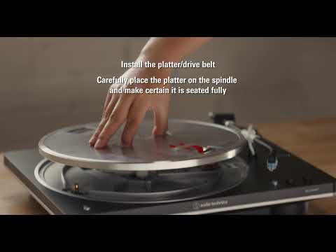 AT-LP70XBT | Configuración inicial de la tornamesa automática bluetooth